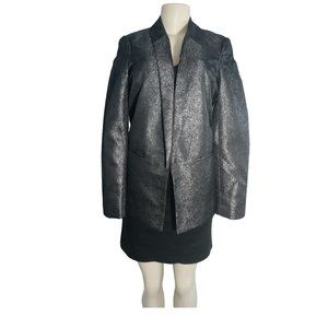 Black & Silver Sparkle Boxy Blazer by Silence & Noise **NWOT**